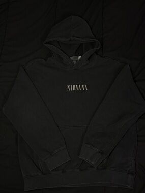 Nirvana In Utero Hoodie Size M Black Graphic